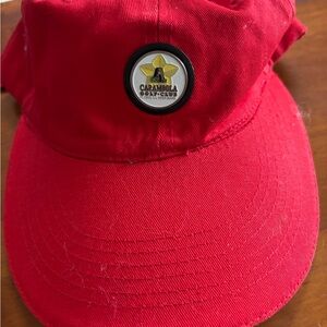Carambola Golf Club Red Baseball Cap